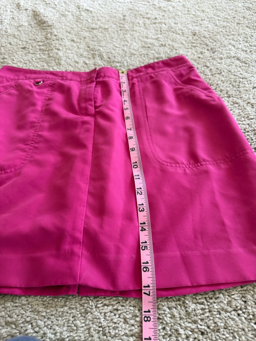 IZOD Golf Bright Pink Ladies Skort - Picture 5 of 7
